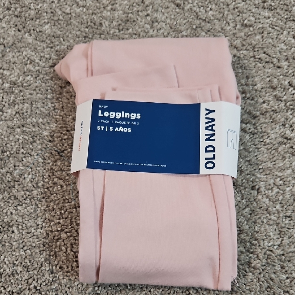 Old Navy Baby Pink Leggings 2-Pack